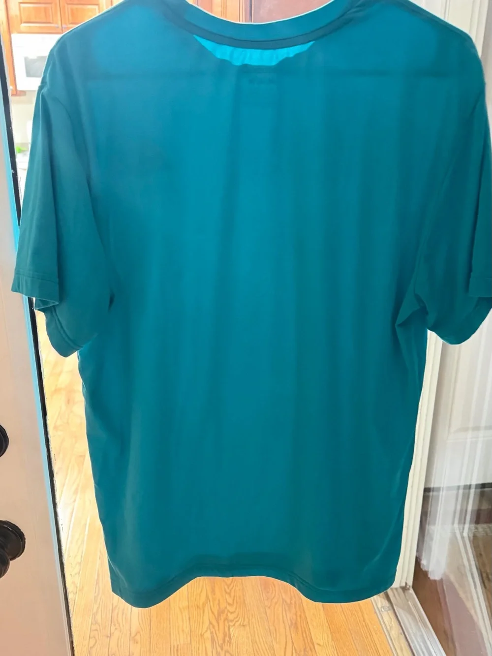 Reebok Men’s Short-Sleeve Performance Tee - Aqua Blue Medium